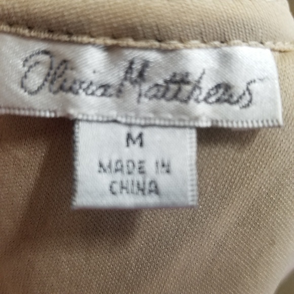 Olivia Matthews Black and Tan Lace Dress - Picture 6 of 8